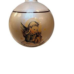 Schmid Berta Hummel Heavenly 1985 Christmas Glass Ornament 12th Limited Edition